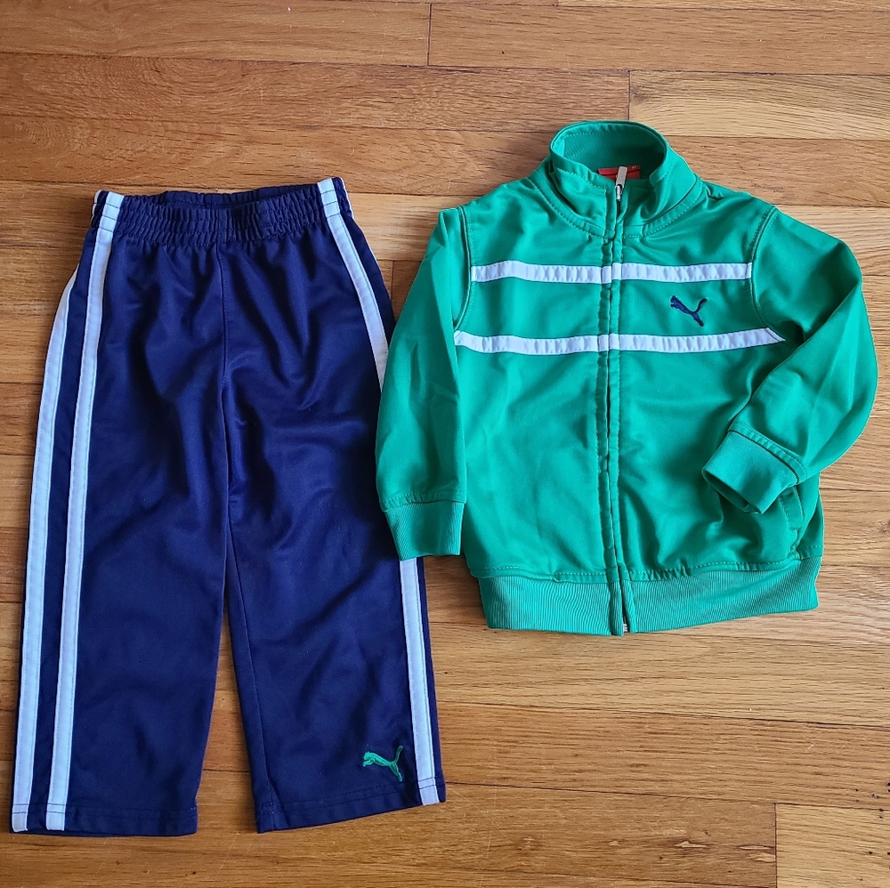 Puma 👦 Boys pants and jacket set.